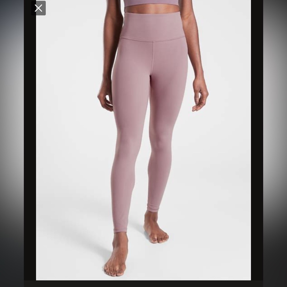 Athleta Ultra High Rise Elation 7/8 Tight Pink Mauve